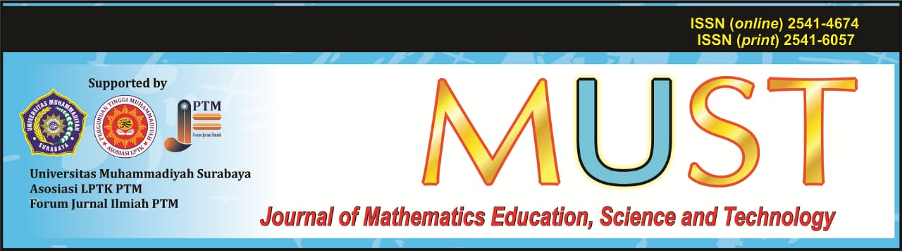 Journal of Mathematics Education, Science and Technology