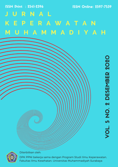 					Lihat Vol 5 No 2 (2020): JURNAL KEPERAWATAN MUHAMMADIYAH
				