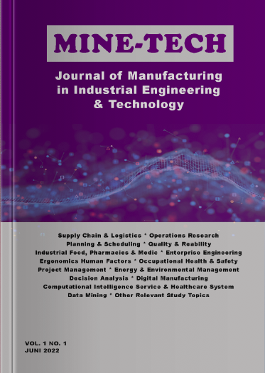					Lihat Vol 1 No 1 (2022): Journal of Manufacturing in Industrial Engineering & Technology
				