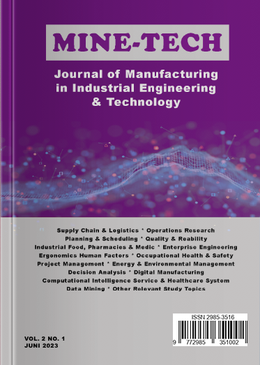					Lihat Vol 2 No 1 (2023): Journal of Manufacturing in Industrial Engineering & Technology
				