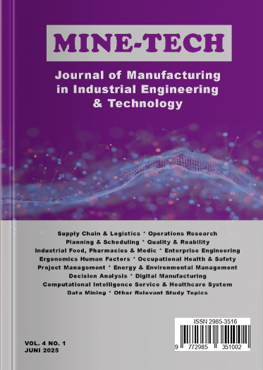 					Lihat Vol 4 No 1 (2025): Journal of Manufacturing in Industrial Engineering & Technology
				