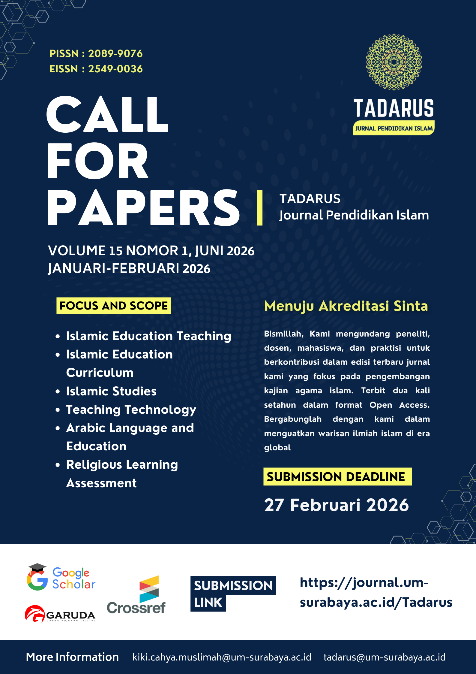 Call For Papers June 2026
